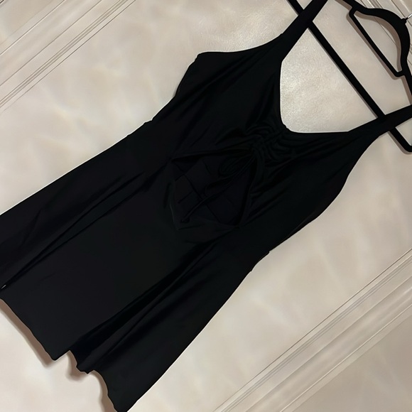 Skater Style Cutout Swim Suit - Picture 2 of 5